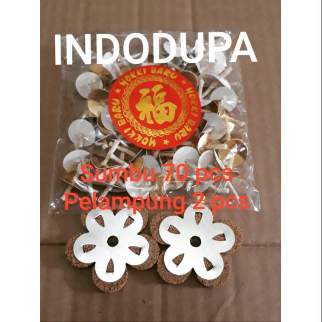Lilin apung plus pelampung