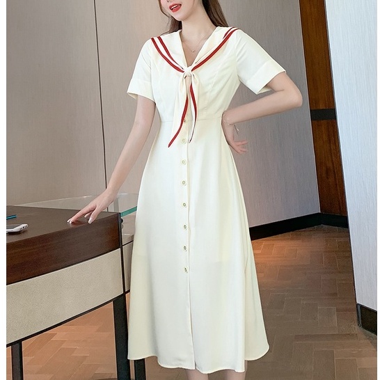 【Rozen】 Korean Vintage Summer Midi Dress 7326