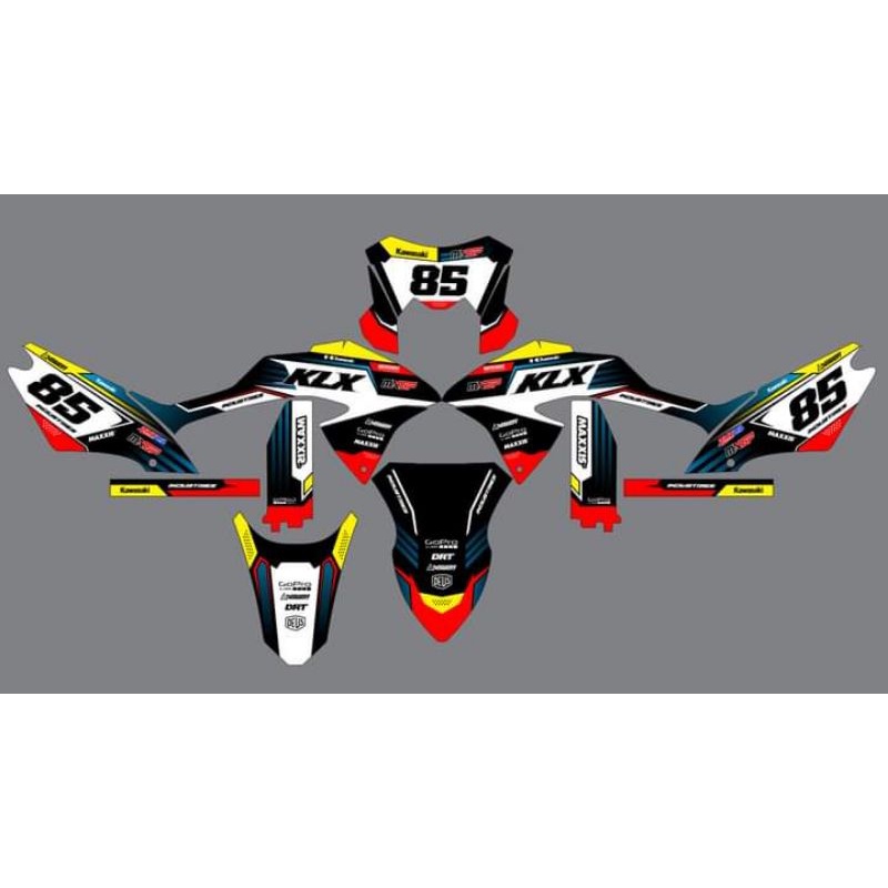 Decal Sticker Kawasaki All Klx / Dtracker Full Body Custom