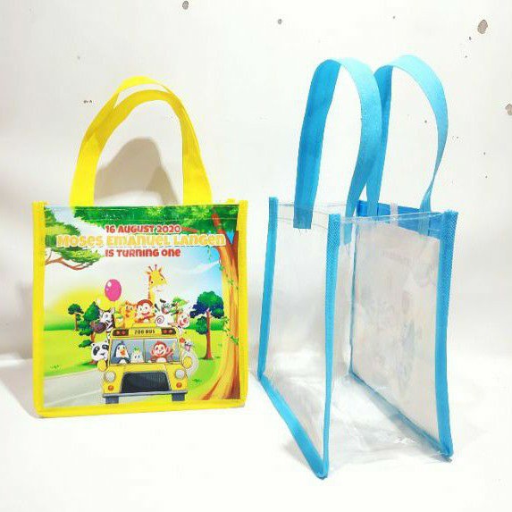Tas Souvenir Ulang Tahun / Goodie bag / Tas mika / souvenir ultah / tas souvenir / kantong mika-2