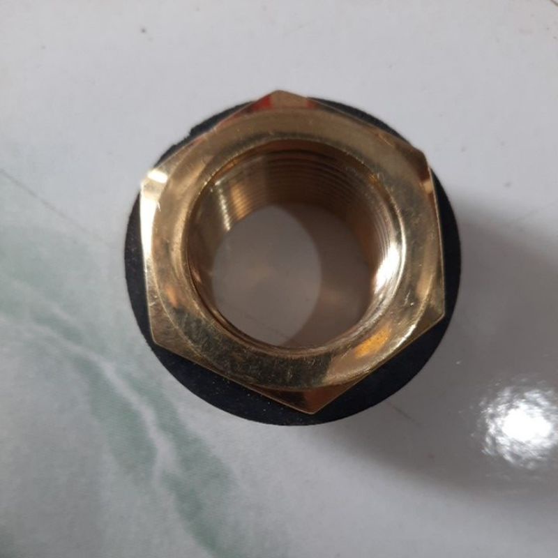 Mur Drat Toren 1 x 3/4" inch / Vlok Ring / Nepel Tandon / Verlop Ring Kuningan untuk pralon 3/4