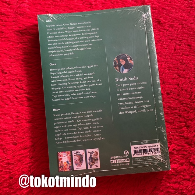 Novel Geez Ann 3 Rintik Sedu New Cover Shopee Indonesia