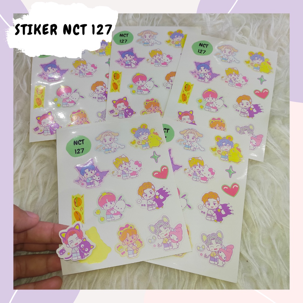 Stiker NCTzen 127 lucu karakter