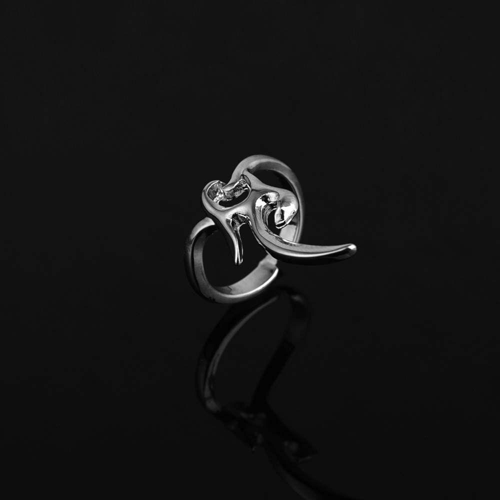 Needway  Wanita Pembukaan Cincin Tidak Teratur Vintage Perak Korea Ekor Cincin Perhiasan Fashion Untuk Pria Rings Sets