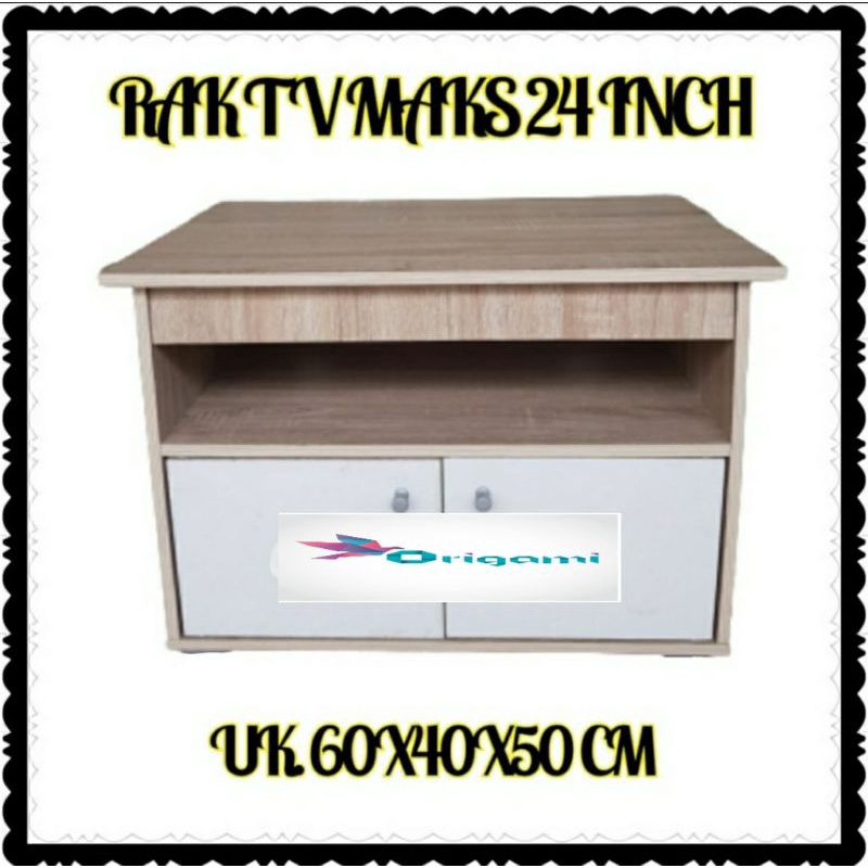 RAK TV 24INCH MINIMALIS UK. 60X40X50CM