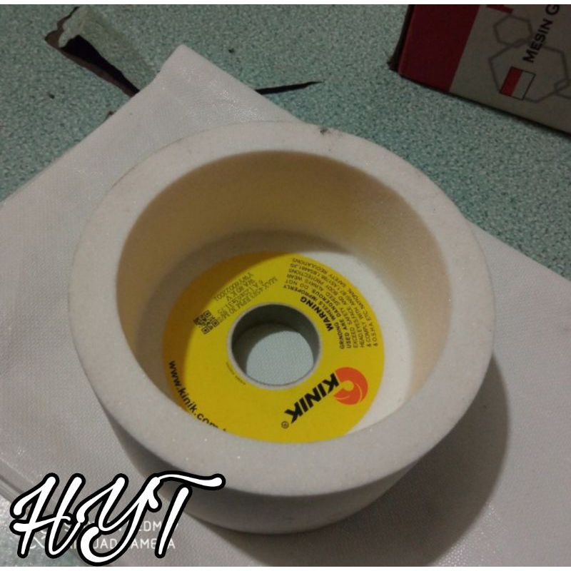 Batu gerinda mangkok 127x50x31,75 KINIK batu asah mangkok grit 80