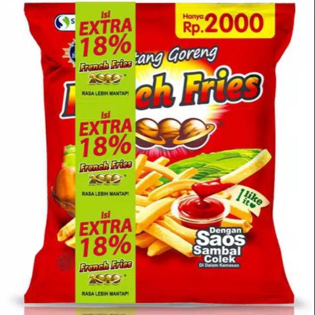 

Snack Kentang French Fries 16gr