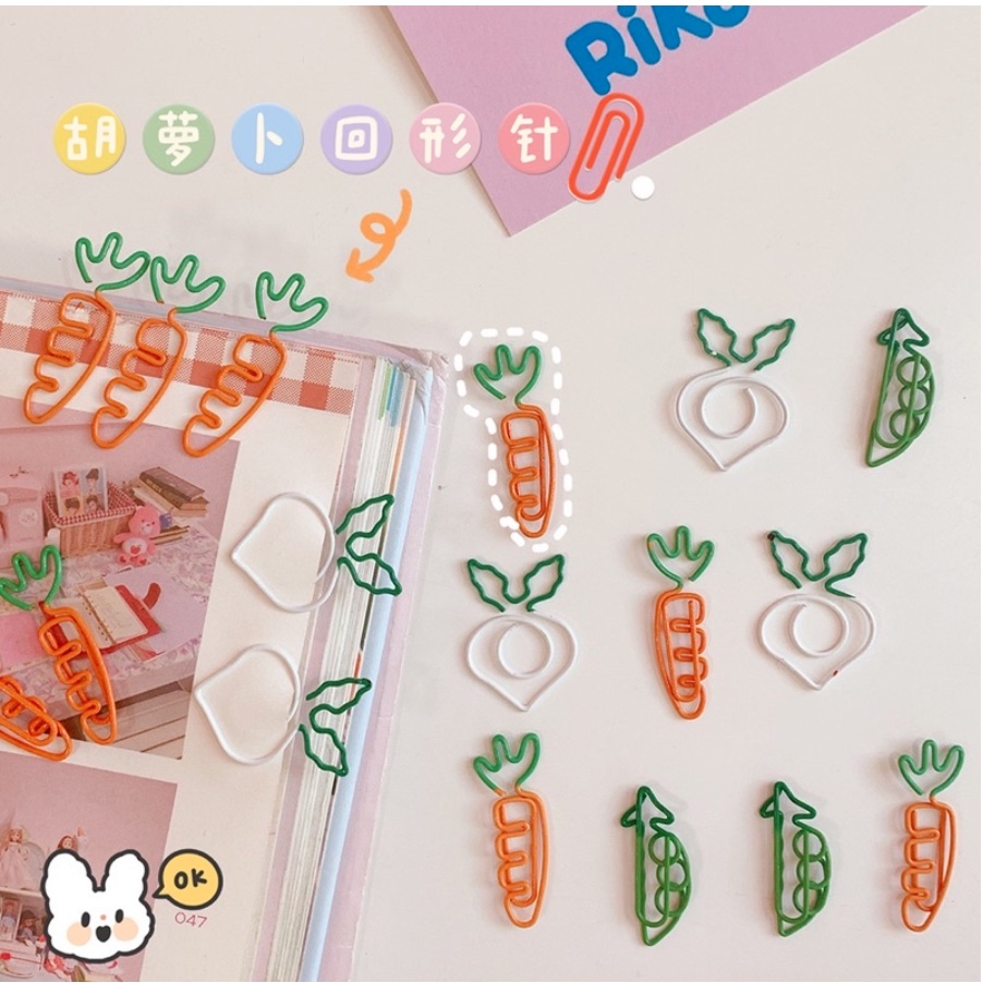 BINDER CLIP / PENJEPIT KERTAS PLASTIK MOTIF BUAH LUCU / PENJEPIT SERBAGUNA TRANSPARAN / CARTOON PAPER CLIP / KLIP KERTAS LUCU IMPORT 1 PACK 5 PC/ PAPER CLIP WARNA WARNI / ALAT TULIS SEKOLAH / PENJEPIT BUKU