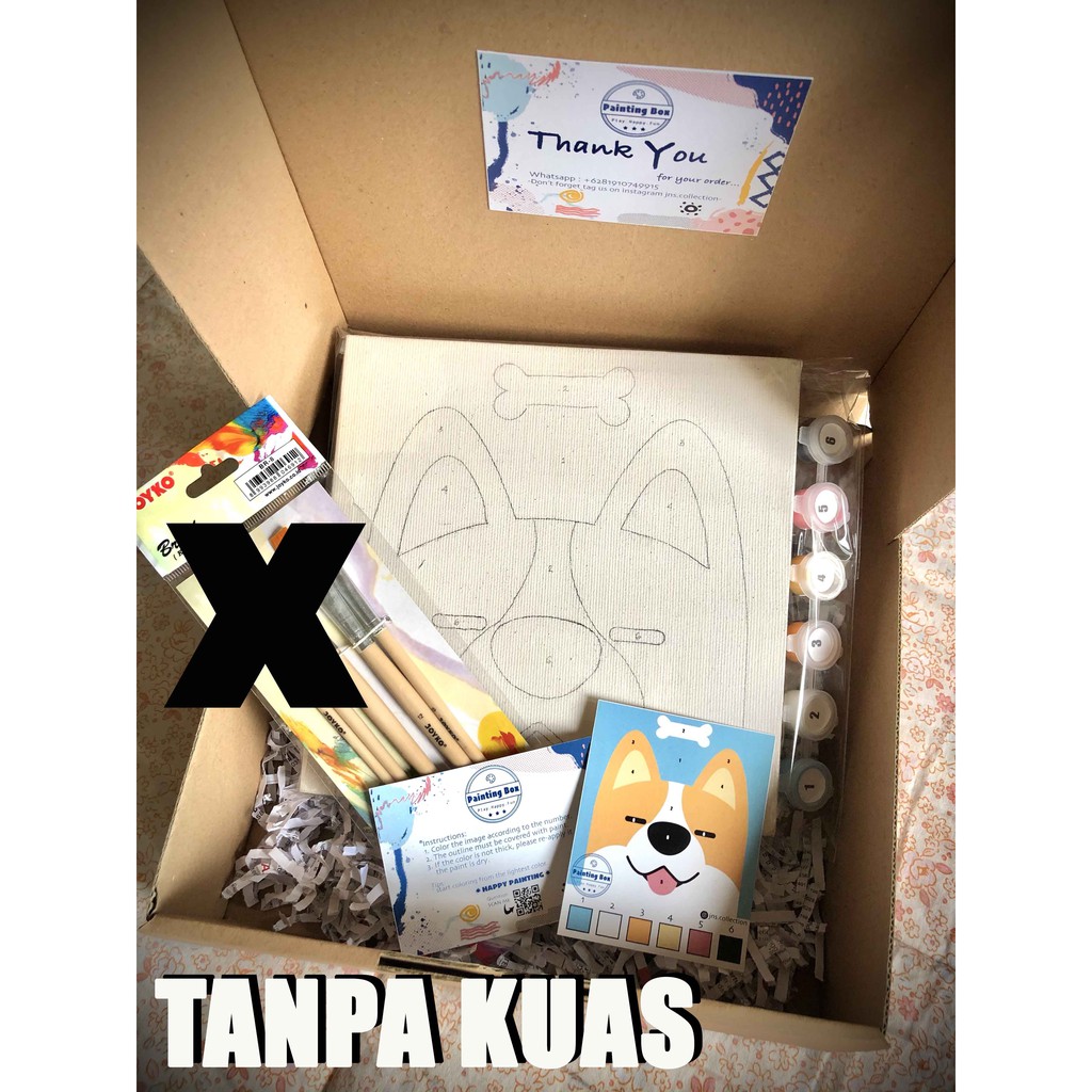 

Painting Kit | PAINT BY NUMBER by Painting BOX I Aktivitas melukis [TANPA KUAS] TERMURAHHH!!!