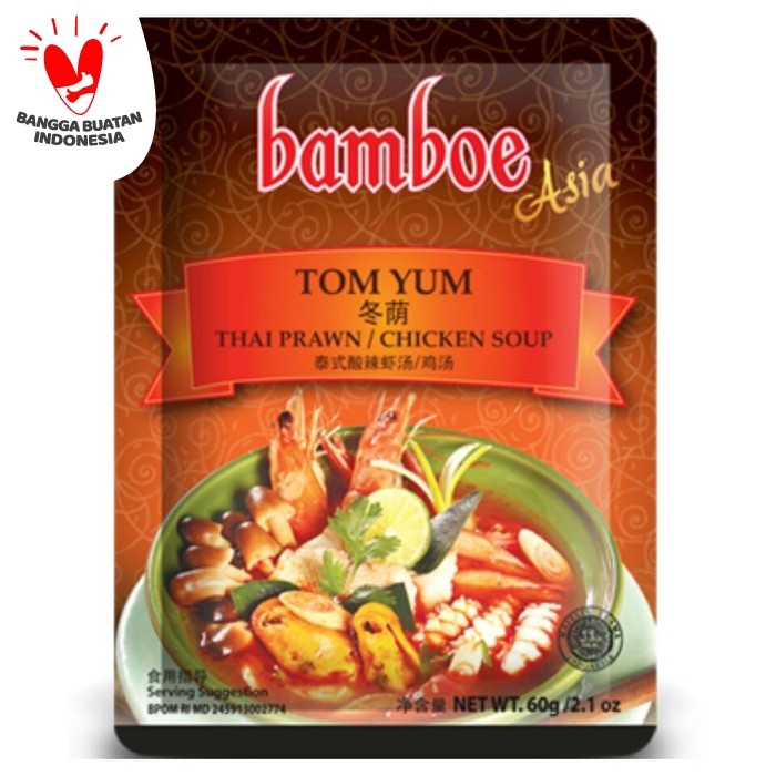 

Bamboe Bumbu TOM YUM /TOM YAM 60 gr
