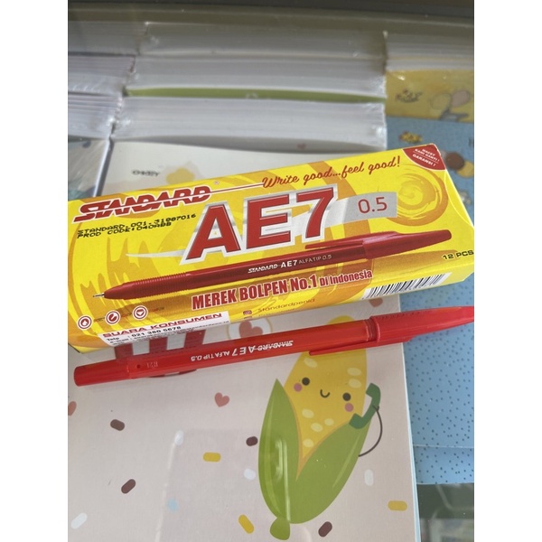 

PENA STANDARD AE7 MERAH (HARGA 1 PAX)