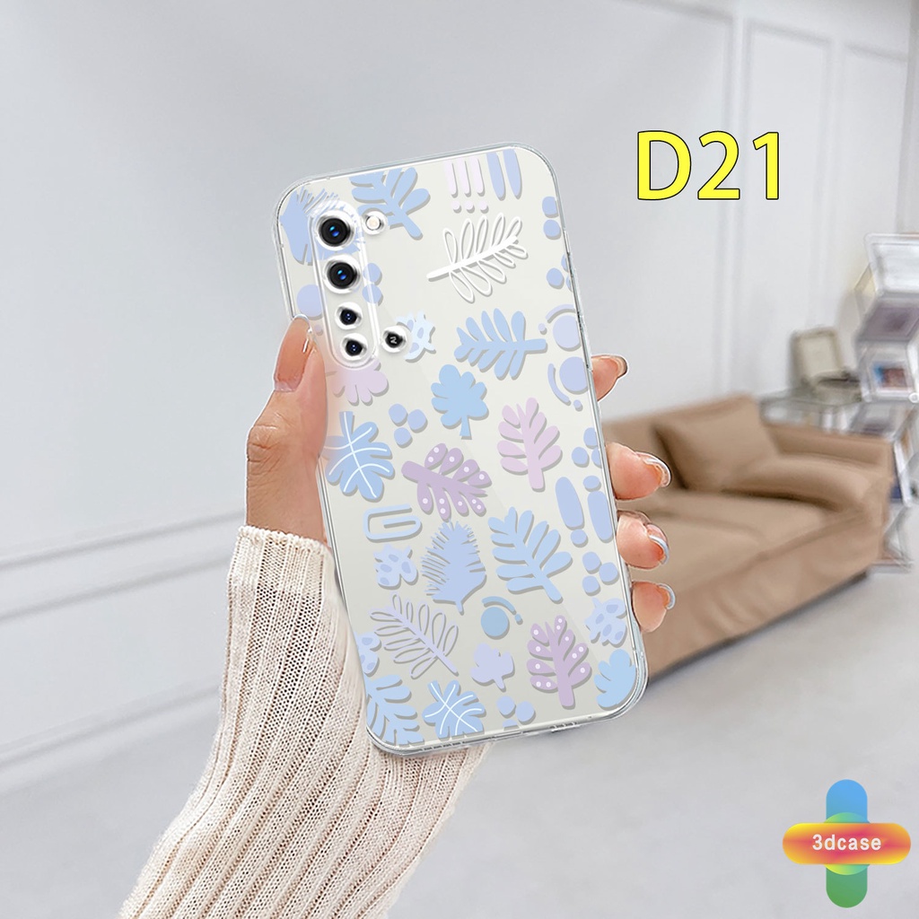 Casing Soft TPU Case Realme C21 C31 C35 C25 C11 2021 C21Y C15 C20 C3 C12 C2 C25S 5S 5 5S 5i C17 7i C1 C25Y C2 C3i 6i C20A realme Narzo 20 10 10A 20A 30A A7 A5S A15 A16 Y12 Y20 Y15S A03 Fashion Fresh Flower Silicone TPU Phone Case