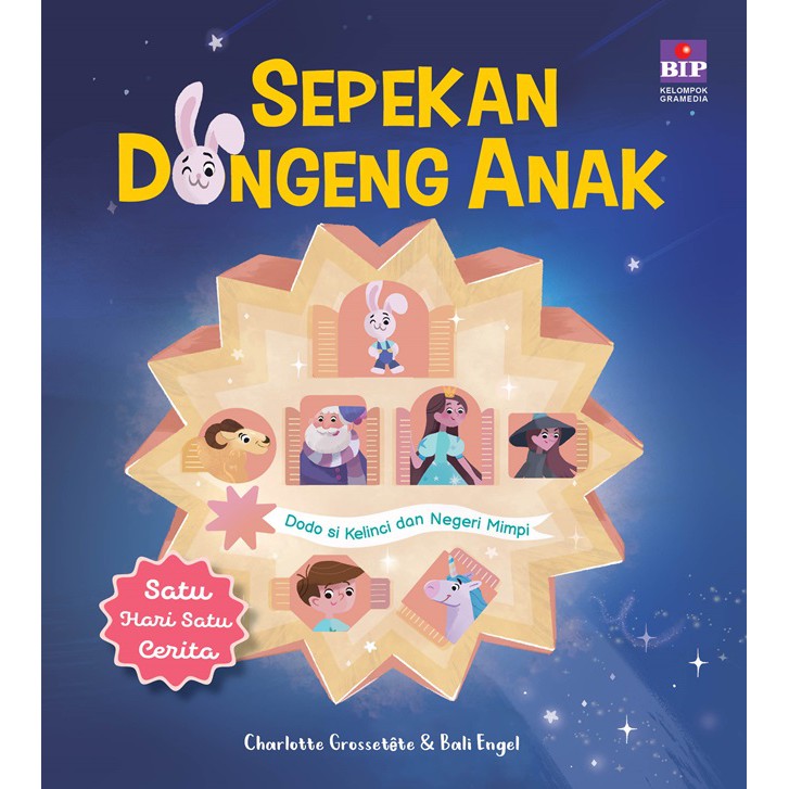 

Buku Sepekan Dongeng Anak Satu Hari Satu Cerita : Dodo si Kelinci dan Negeri Mimpi - Fleurus