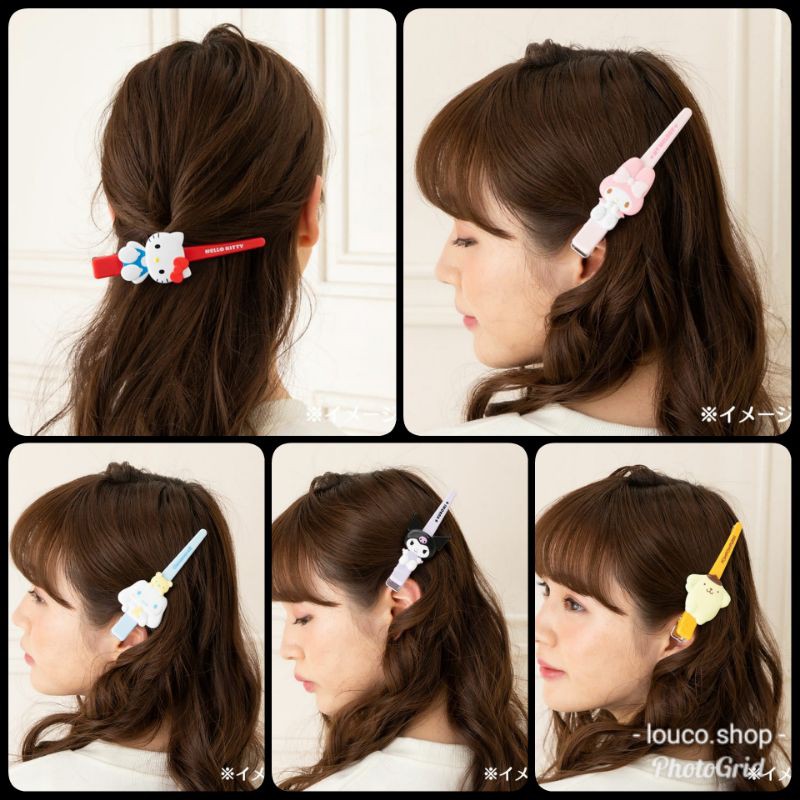 

Jepit Bebek Sanrio Original Karakter Hello Kitty My Melody Pompompurin Cinnamoroll Kuromi