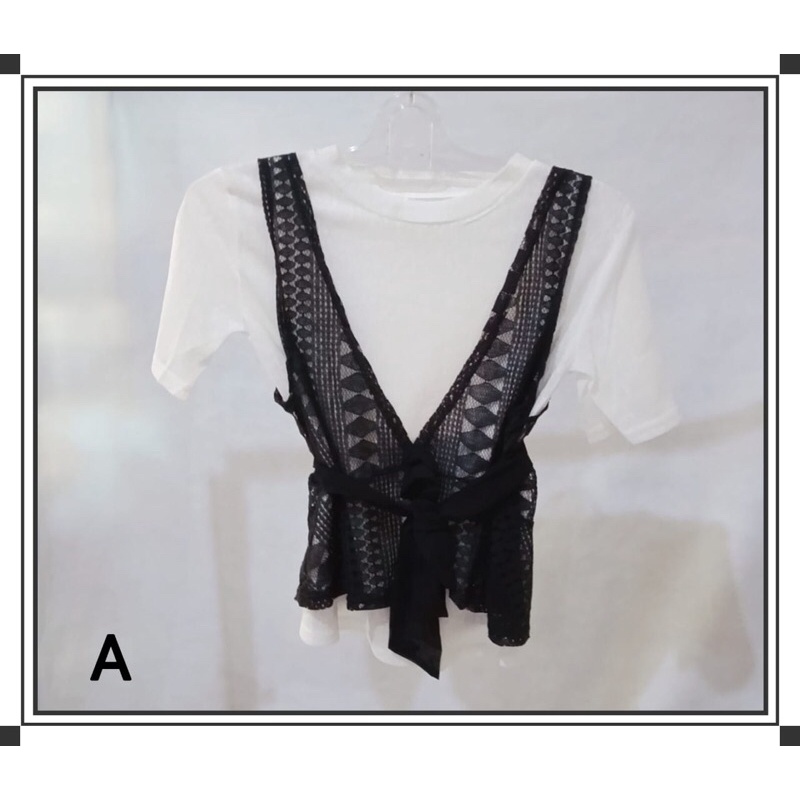 Baju atasan wanita korea style 2 warna terbaru