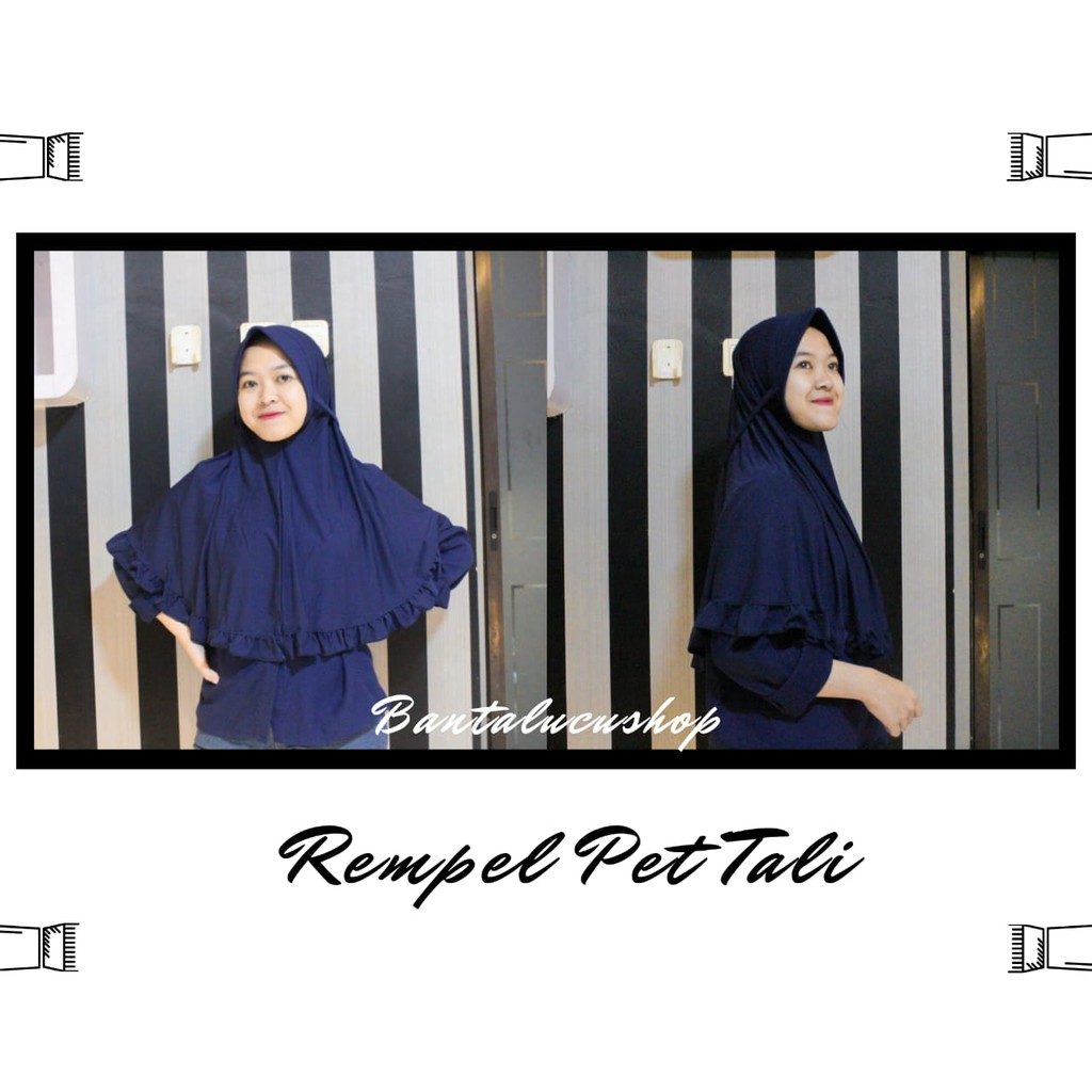 HIJAB REMPEL PET TALI