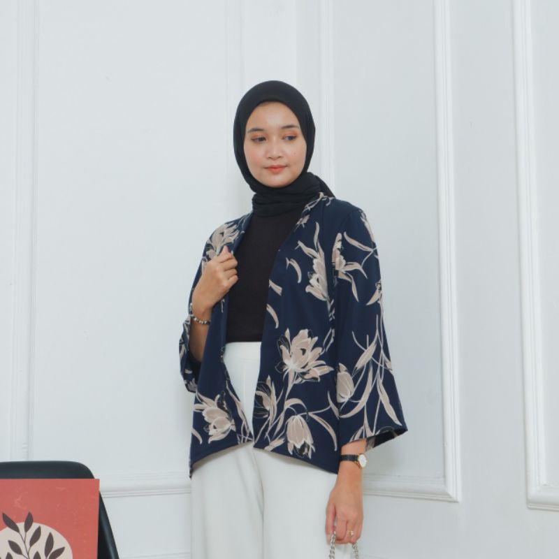 youra.dailywear - Ayana outer biru tua