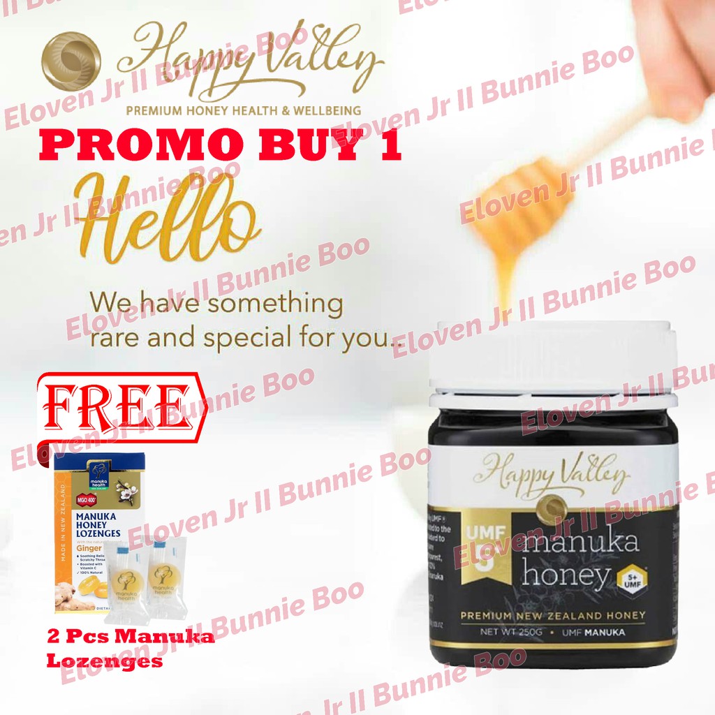 

PROMO Madu Manuka Happy Valley Honey UMF 5 250GR