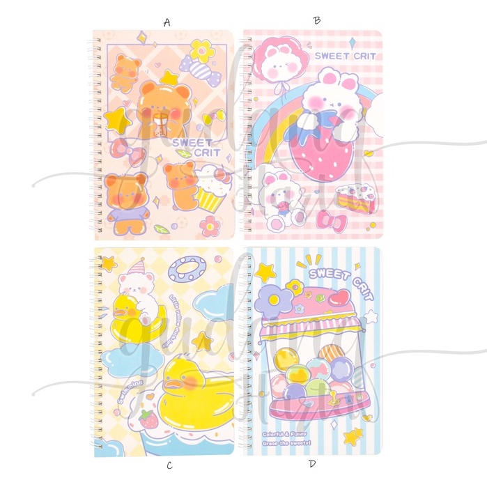 

GCC Notebook A5 Spiral Sweet Critical Buku Motif Machine PLay GCC 308160