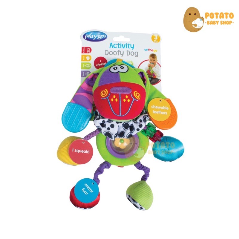 Playgro Zz Activity Doofy Dog / Mainan Stroller