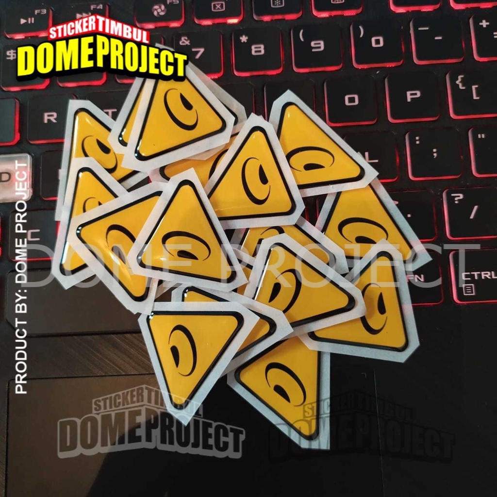 [PROMO BUY 3 GET 1] EMBLEM STIKER SOUND BEHRINGER STIKER AUDIO STICKER LENTUR 3D SEGITIGA UKURAN 34MM X 25MM