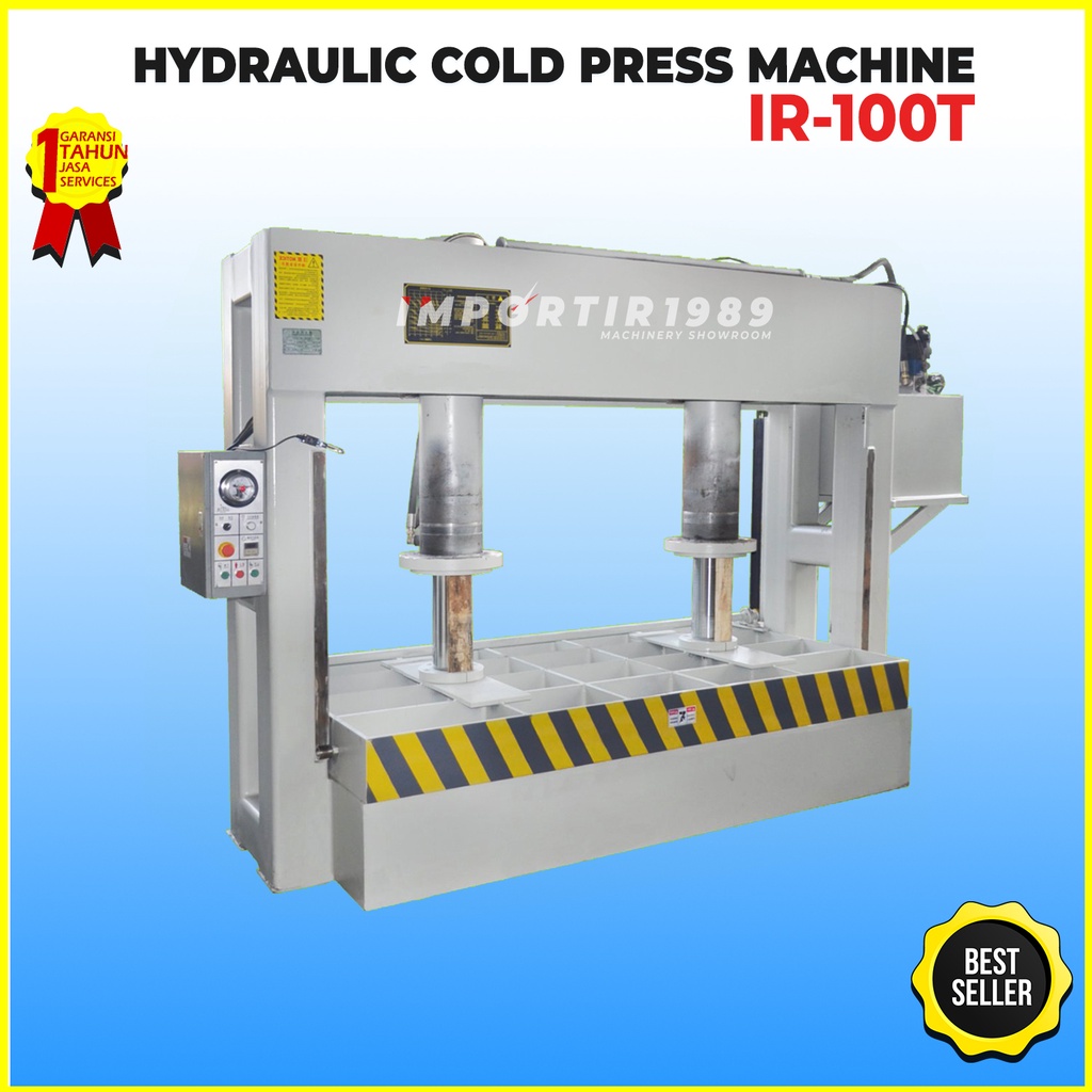 Mesin Press Kayu Hidrolik 100 Ton Hydraulic Cold Press Machine AKS - IR100T