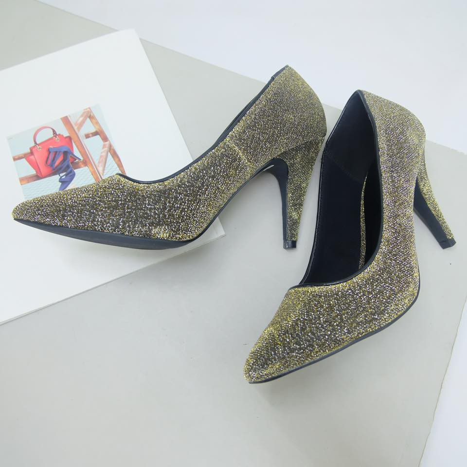 Sale Sepatu Heels Vincci Bronze dan Gold Original Murah