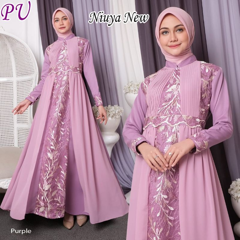 gamis pesta modern ala Imas fahriaty