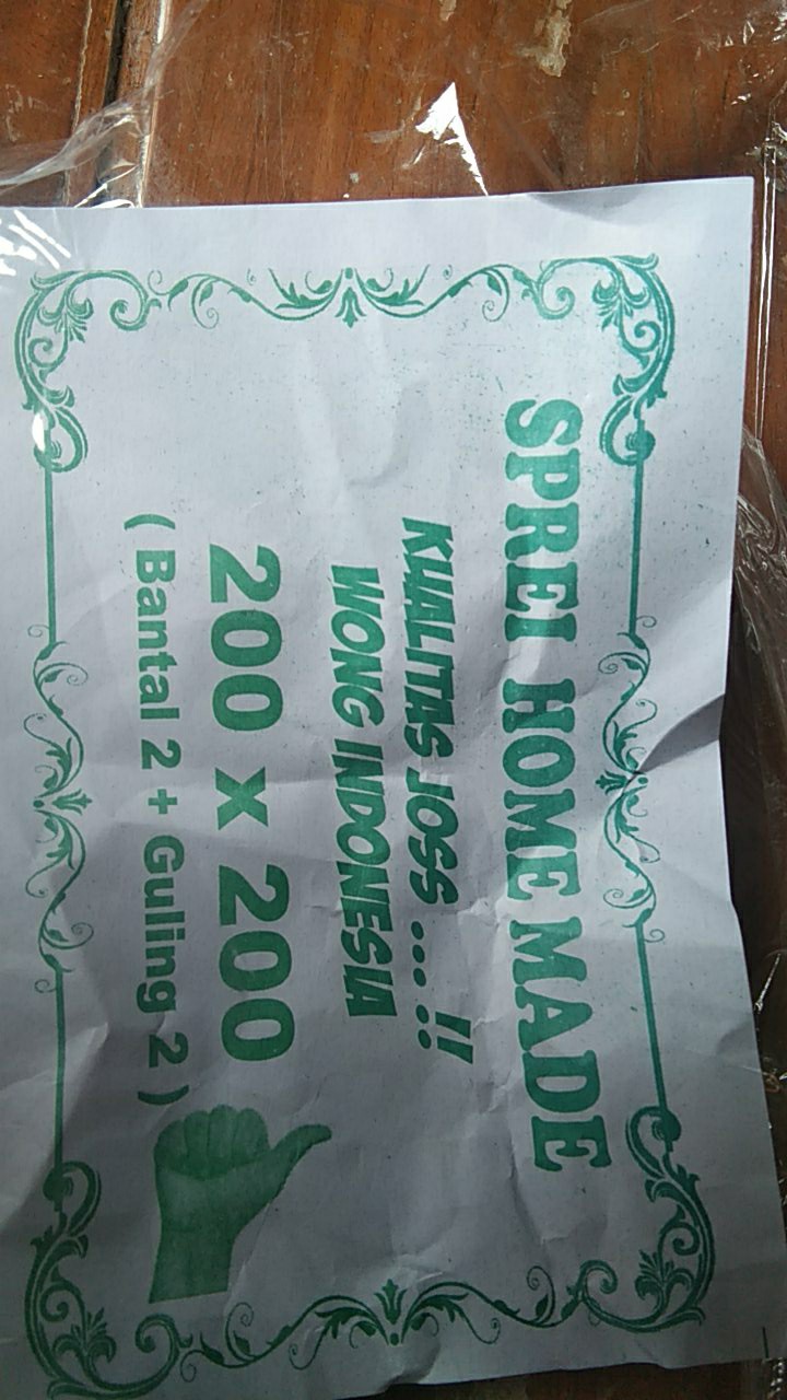 Sprei Bagus Motif Green Leaf