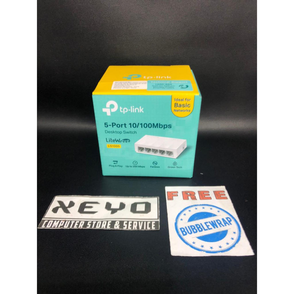 TP-Link LS1005 TPLink 5 Port 10/100Mbps Desktop Switch Hub Original