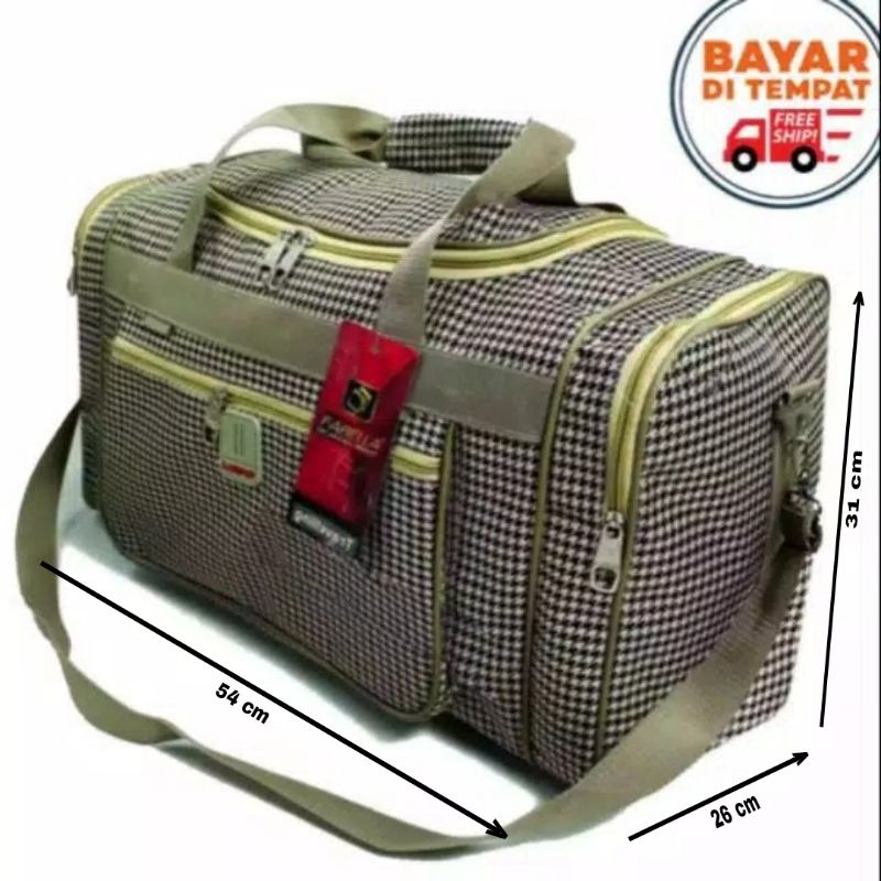 Tas pakaian travel bag FABELLA tas mudik jumbo fabella 413