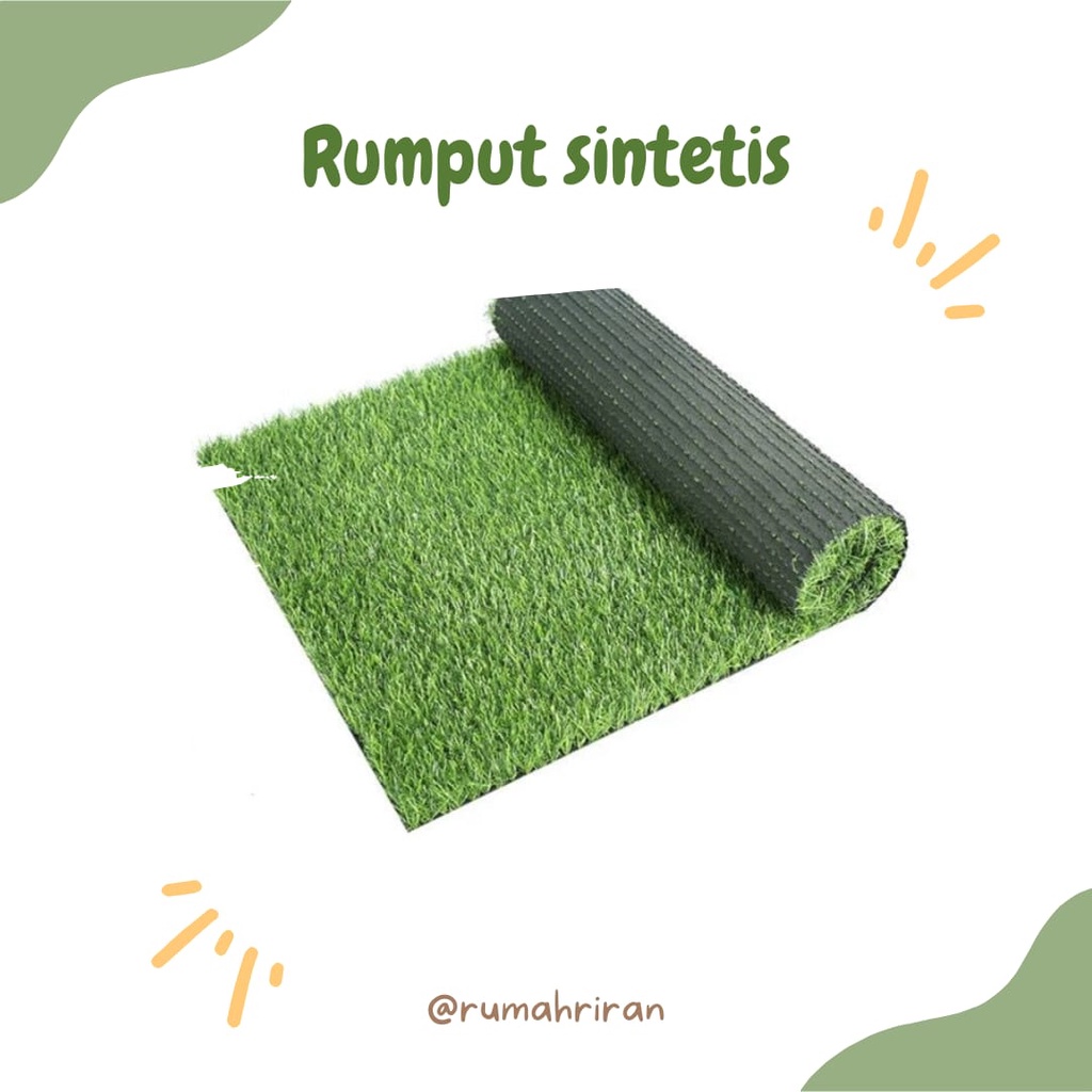 Grosir Rumput Sintetis/Dekorasi Rumah/Rumput Sintetis Ketebalan 3 CM