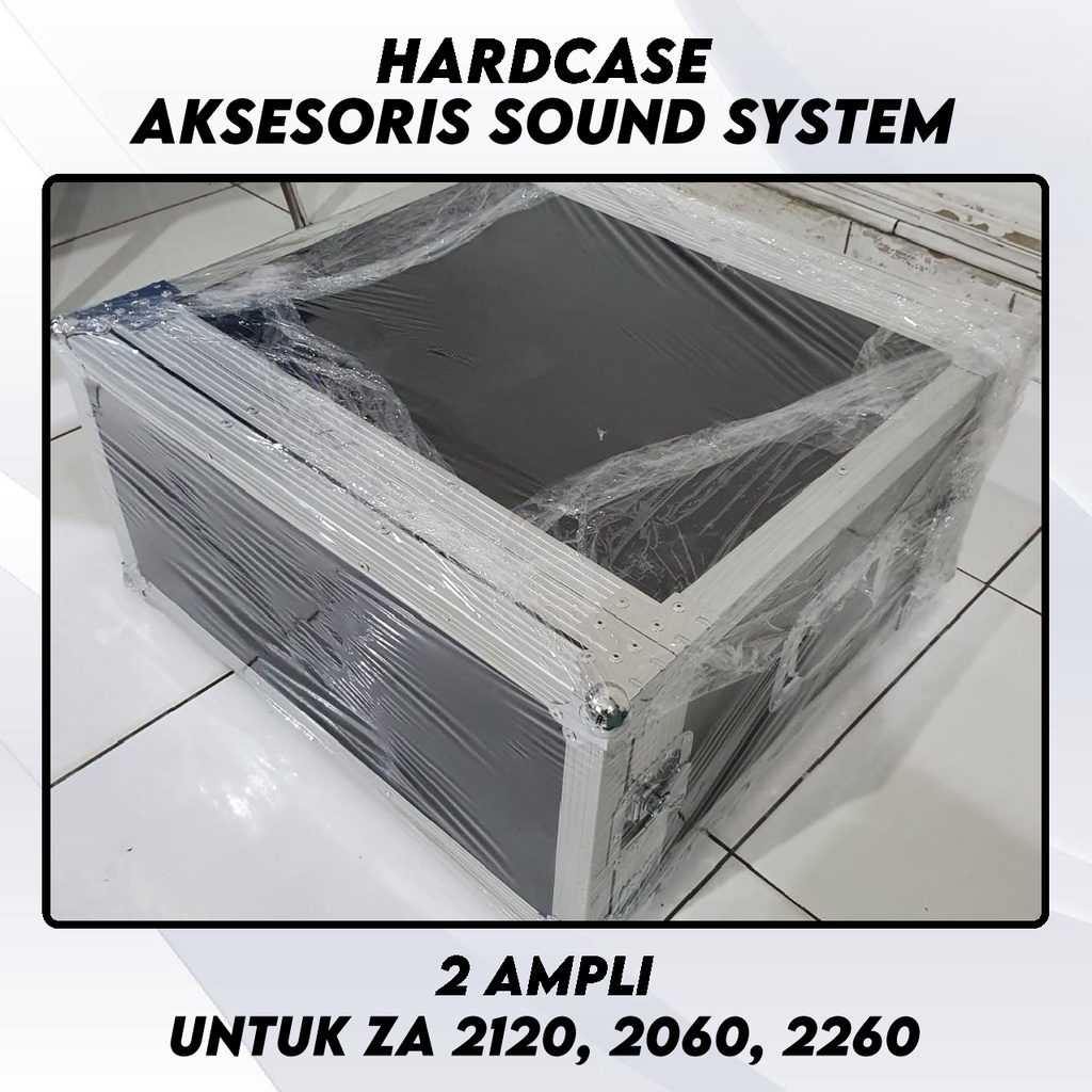 Hardcase Aksesoris Sound System Ampli TOA 2 Unit Untuk ZA 2120 2060 2240 Hard Case Box Rak Kabinet With Accesoris