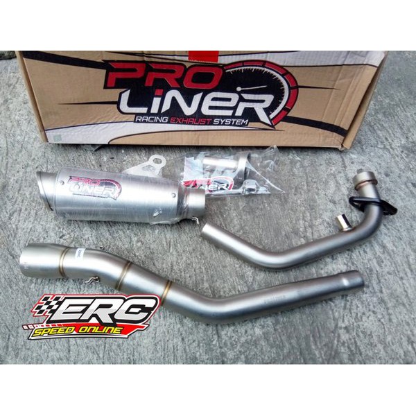 KNALPOT PRO LINER SONIC 150 TR1R  RACING ORIGINAL ORI