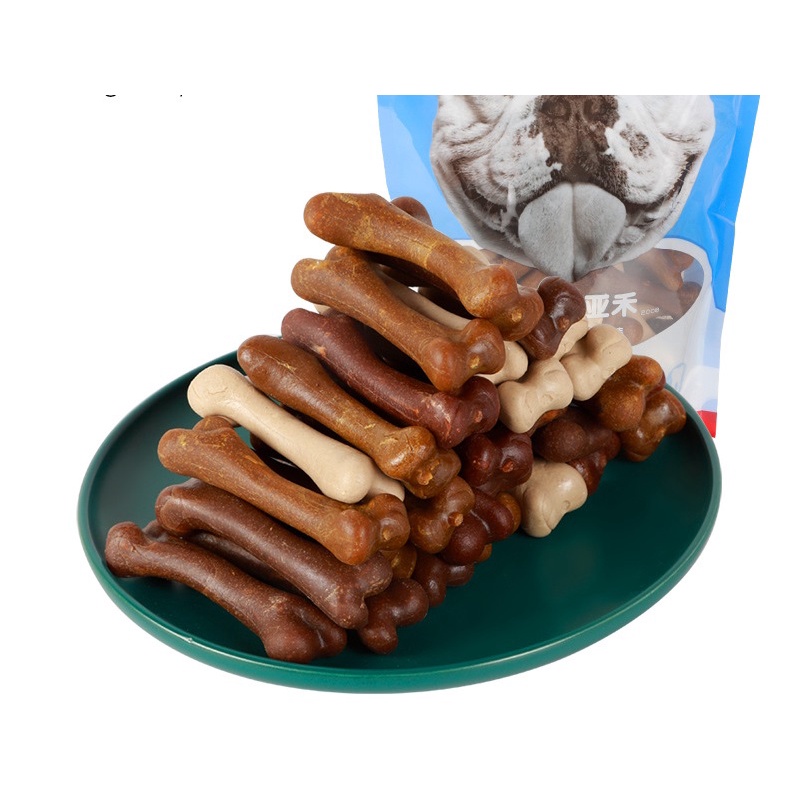 DONGWU MAKANAN HEWAN KUCING ANJING TULANG GIGIT TWIST STICK PEMBERSIH GIGI HEWAN PELIHARAAN / SNACK ANJING HEWAN BENTUK SIKAT BENTUK TULANG GIGI ISI 30PCS