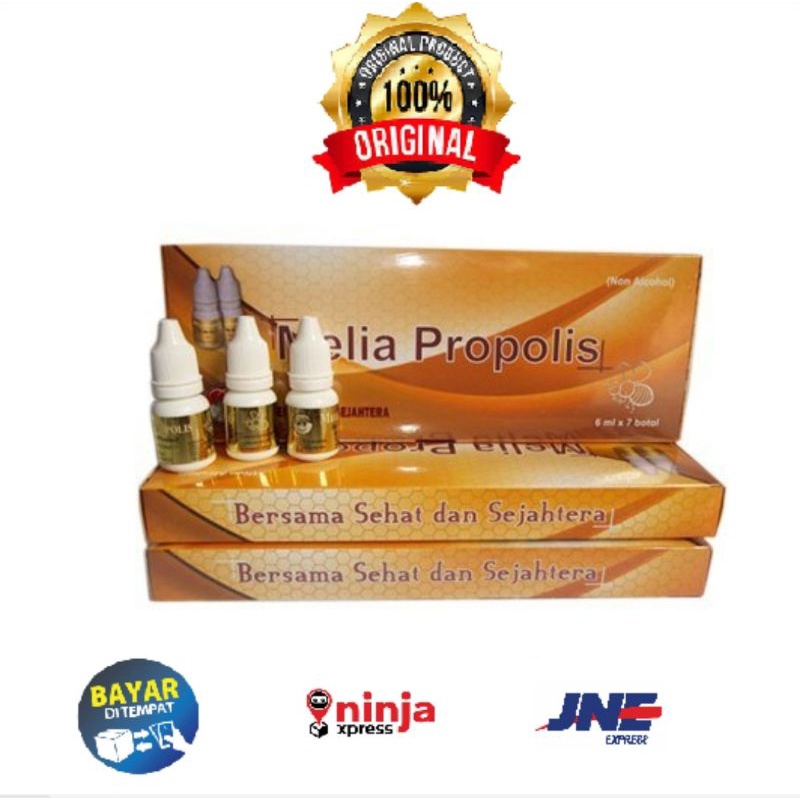 PROPOLIS MELIA PROPOLIS 1 BOTOL & 1 BOX ASLI ORIGINAL 100% MELIA SEHAT SEJAHTERA 6 ML ORI 100% OBAT 