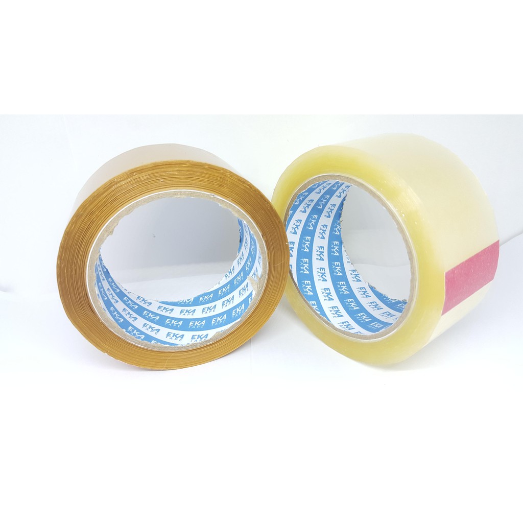 Jual Lakban Tape Lakban Bening Plakban Bening Mm X Yard Shopee