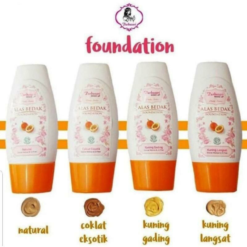 Purbasari Make Up Daily Series Alas Bedak Foundation/Alas Bedak Purbasari 100% Original