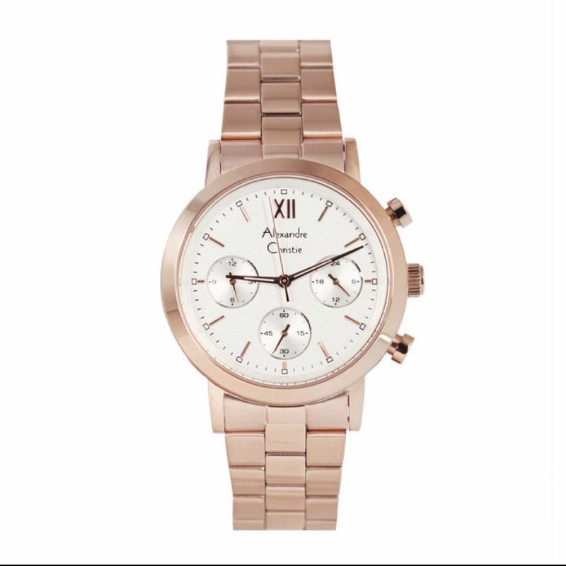 jam tangan cewek alexandre christie ac 2901 original