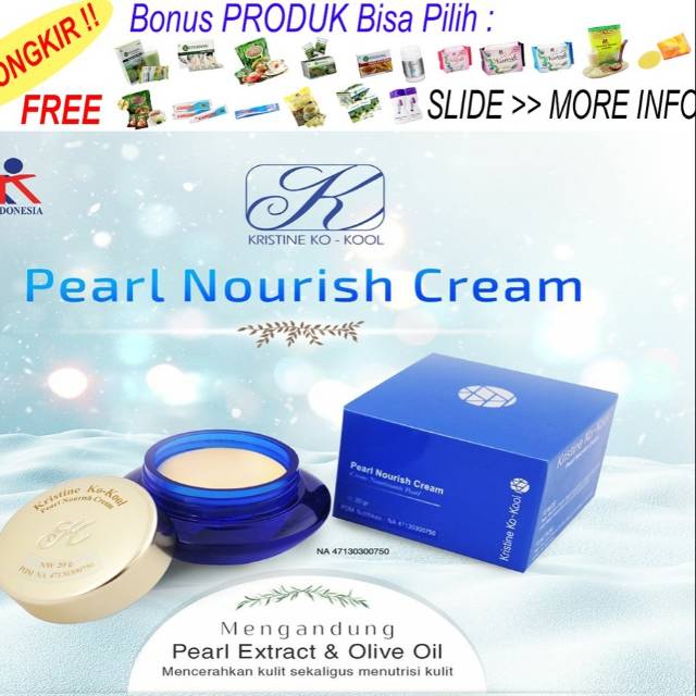 KO-KOOL PEARL lNOURISH CREAM 5g KK INDONESIA