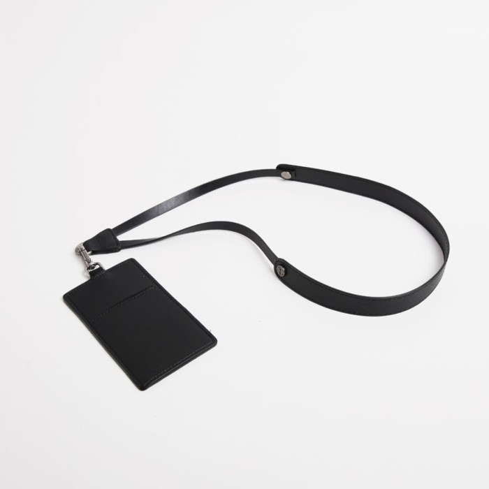 

ORGANIZER-DOCUMENT- NAME TAG-LANYARD 201 BLACK - HITAM -DOCUMENT-ORGANIZER.