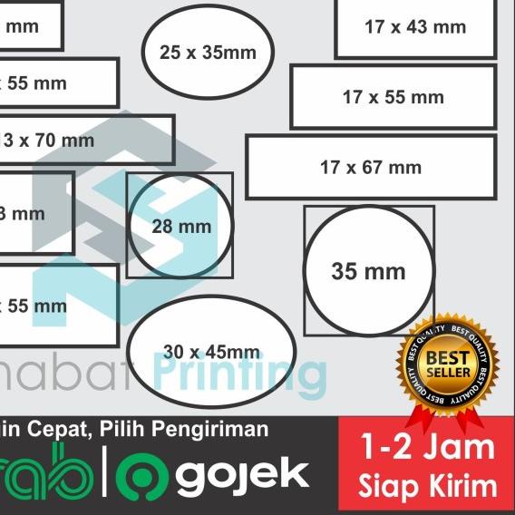 

☇ ! Stempel 2 Warna Ukuran Standard SIAP CAP ➾