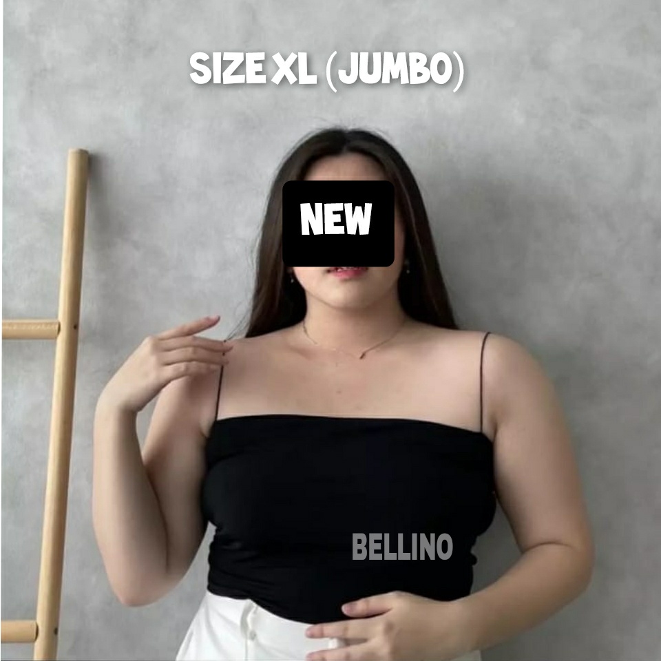 Premium Jumbo Tanktop Kemben Tali Cewek Size L XL Model Hits Terbaru 2022 / Tangtop Basic Crop Gaya Korea Premium Bahan Katun Adem Stretch