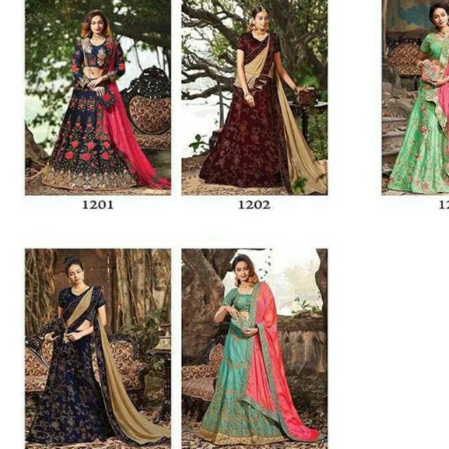 Gaun pengantin India lengkap