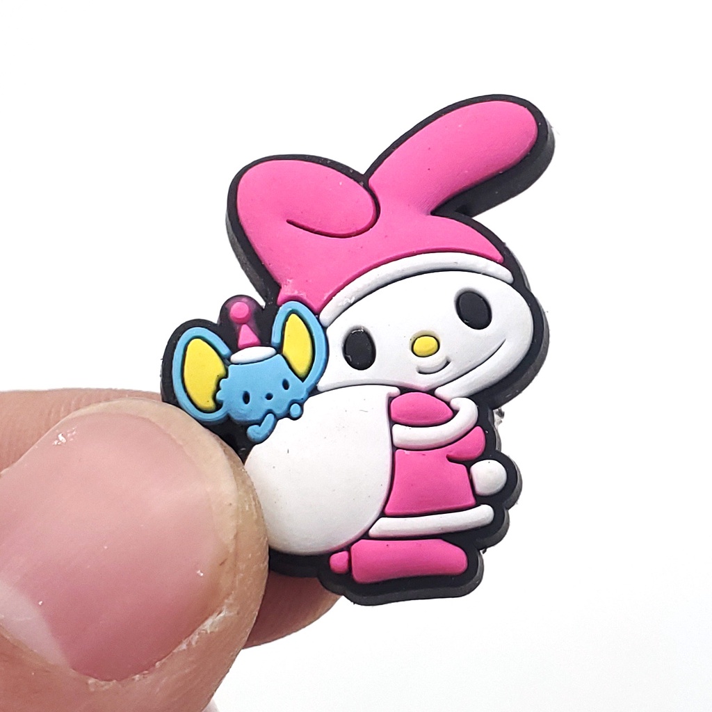 1pcs Jibbitz Melody imut Pin shoe charms Crocs Bahan DIY untuk decorate Lubang Sepatu Gelang accessories