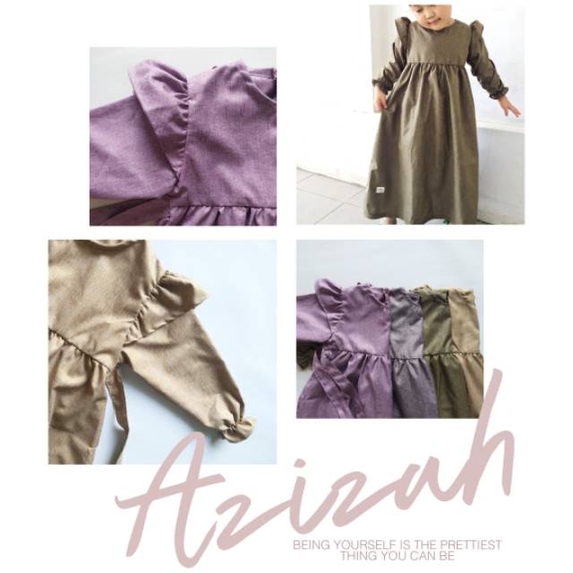  Gamis  anak Azizah  dress anak baju  muslim anak Shopee 