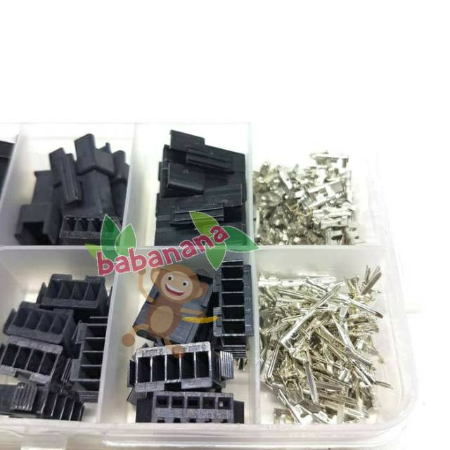 200pcs JST Connector 2-3-4-5 Pin Male Female Wire Terminal Konektor