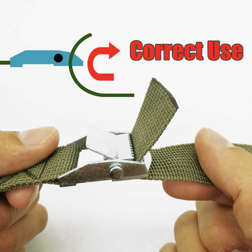 (100% BARANG ORI) XhaoR Tali Strap Pengikat Barang Cargo Belt 2 Meter x 2.5 cm - XR2