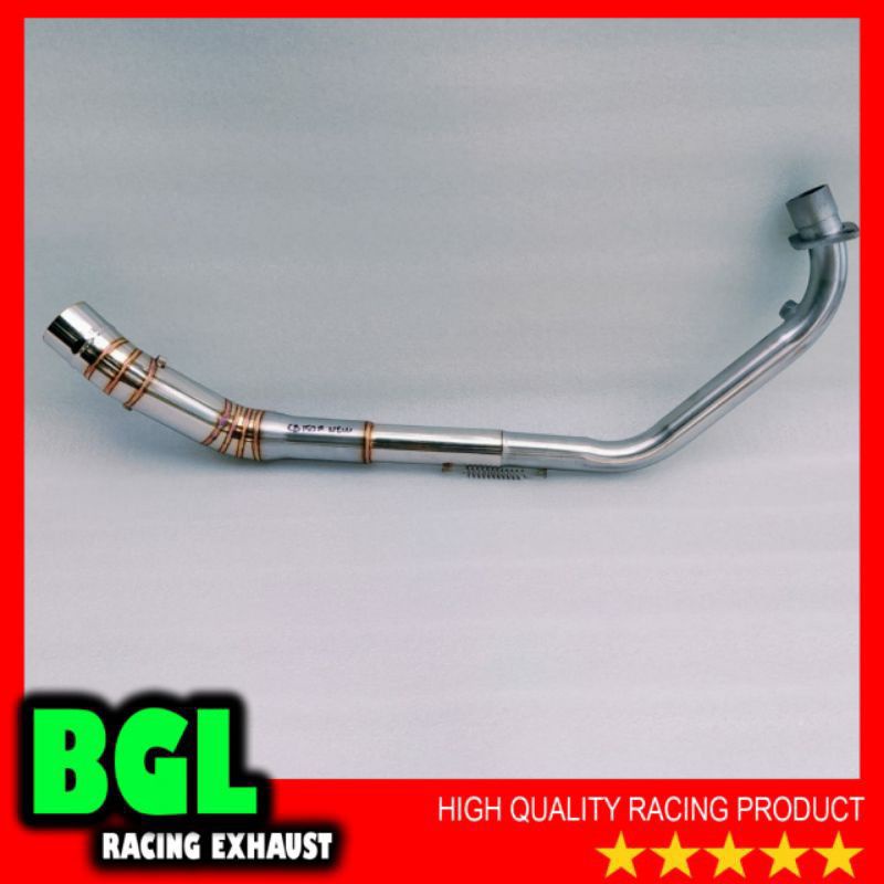 pipa leher knalpot racing Honda Sonic 150 stainles leheran knalpot racing sonic 150R Supra GTR-Sonic 150R