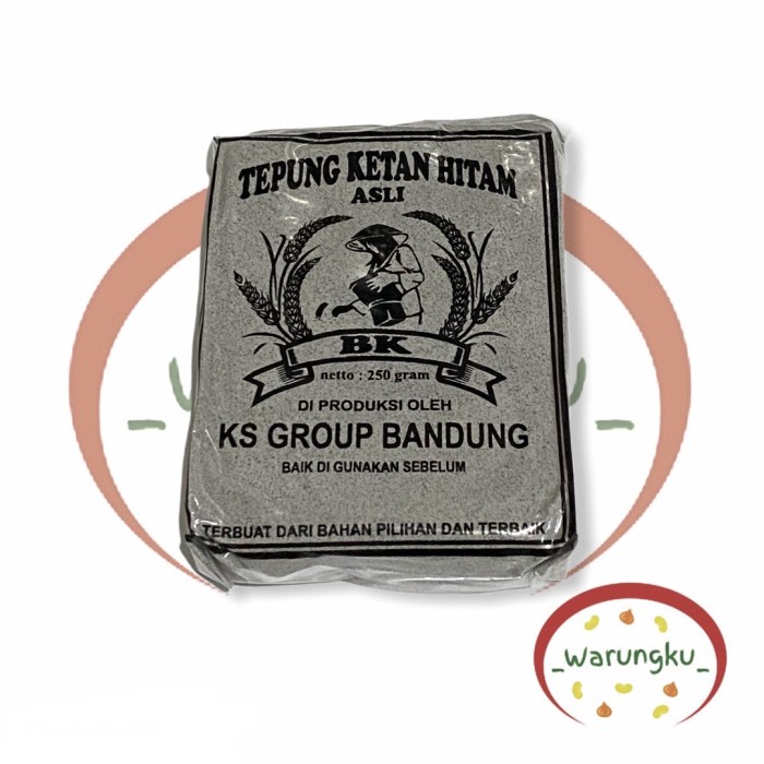 

cs777vv Tepung Ketan Hitam Bk Ks Group Bandung 250Gr Da01D100
